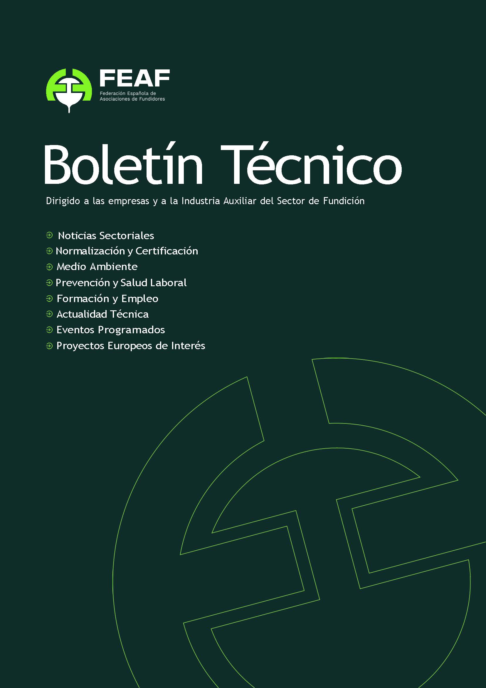 Boletín Técnico FEAF